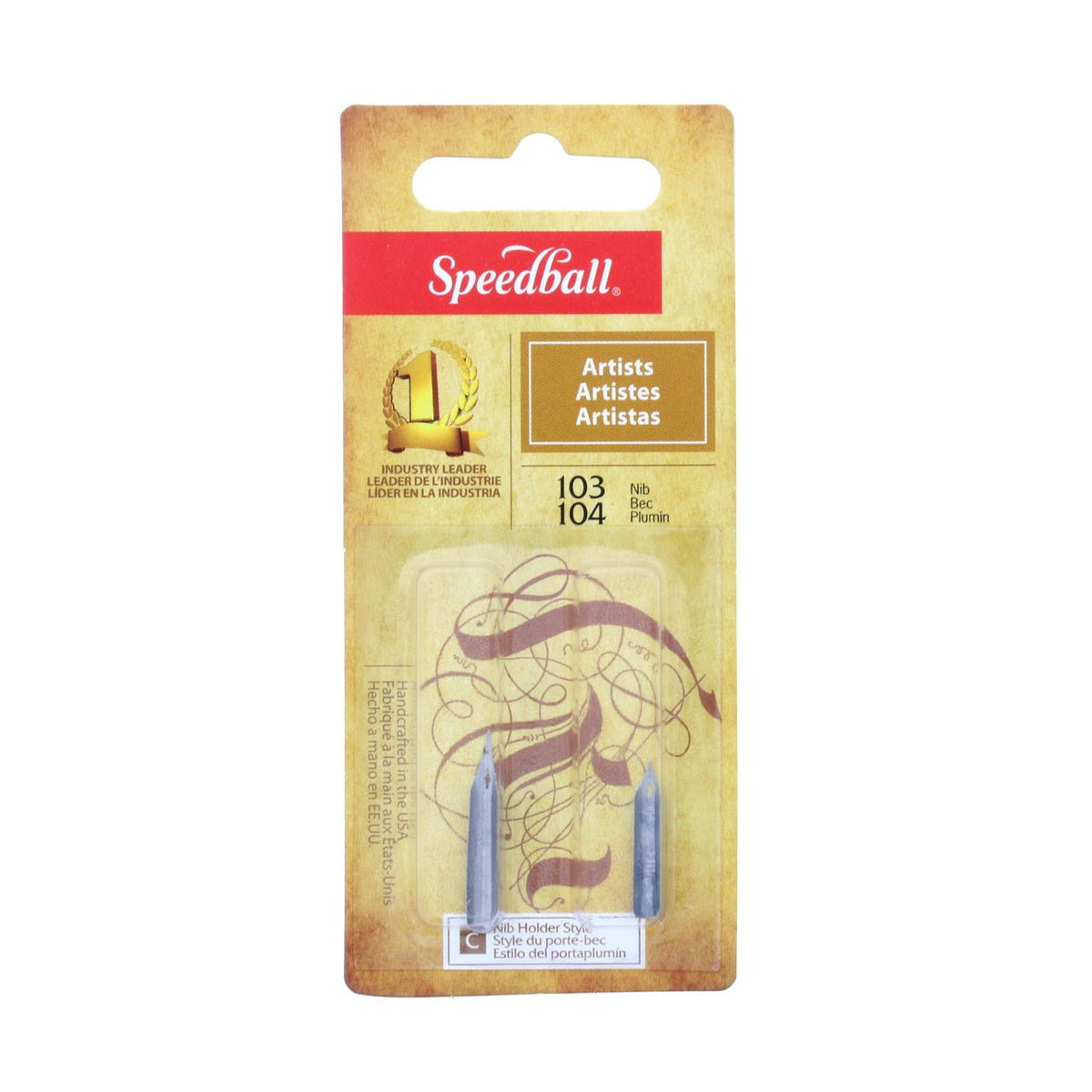 Speedball Pen Nib 2-pack - 103 Mapping Nib & 104 Finest Nib - merriartist.com