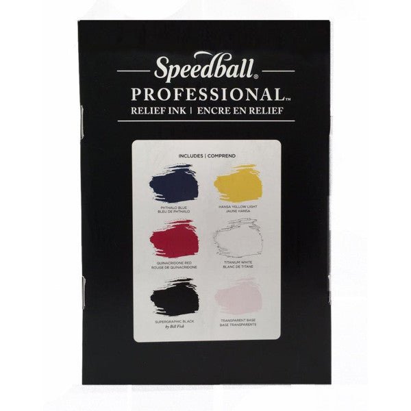 Speedball Professional Relief Ink - 6 Color Set - merriartist.com