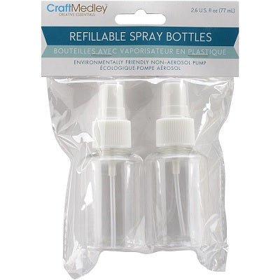Spray Mister Bottles 2.6 ounce - 2 pack - merriartist.com