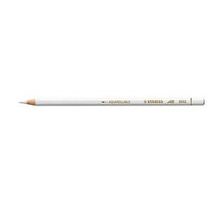 Stabilo ALL Water Soluble Pencil - White - merriartist.com