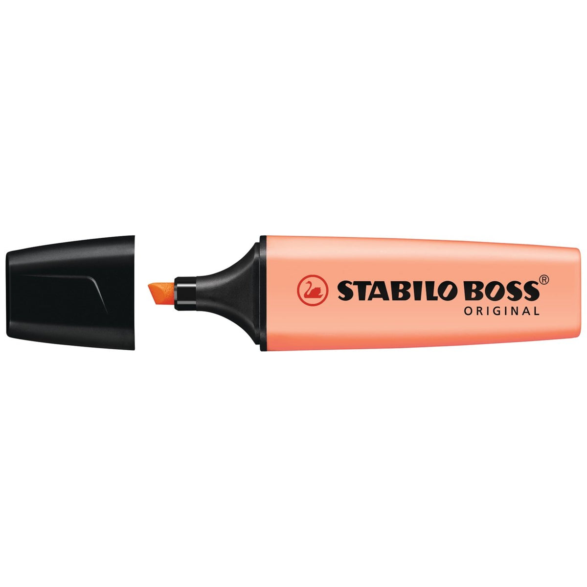 Highlighter - STABILO BOSS ORIGINAL Pastel - Pack of 6 - Milky Yellow,  Creamy Peach, Pink Blush, Lilac Haze, Hint of Mint, Touch of Turquoise