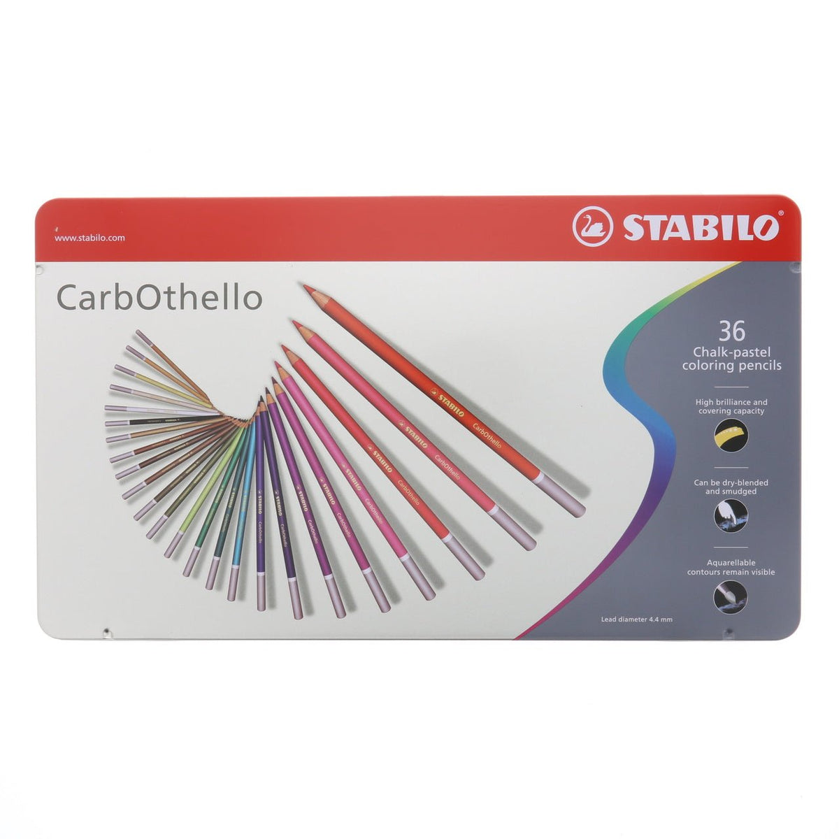 Stabilo Carbothello Pastel Pencil Set of 36 - merriartist.com