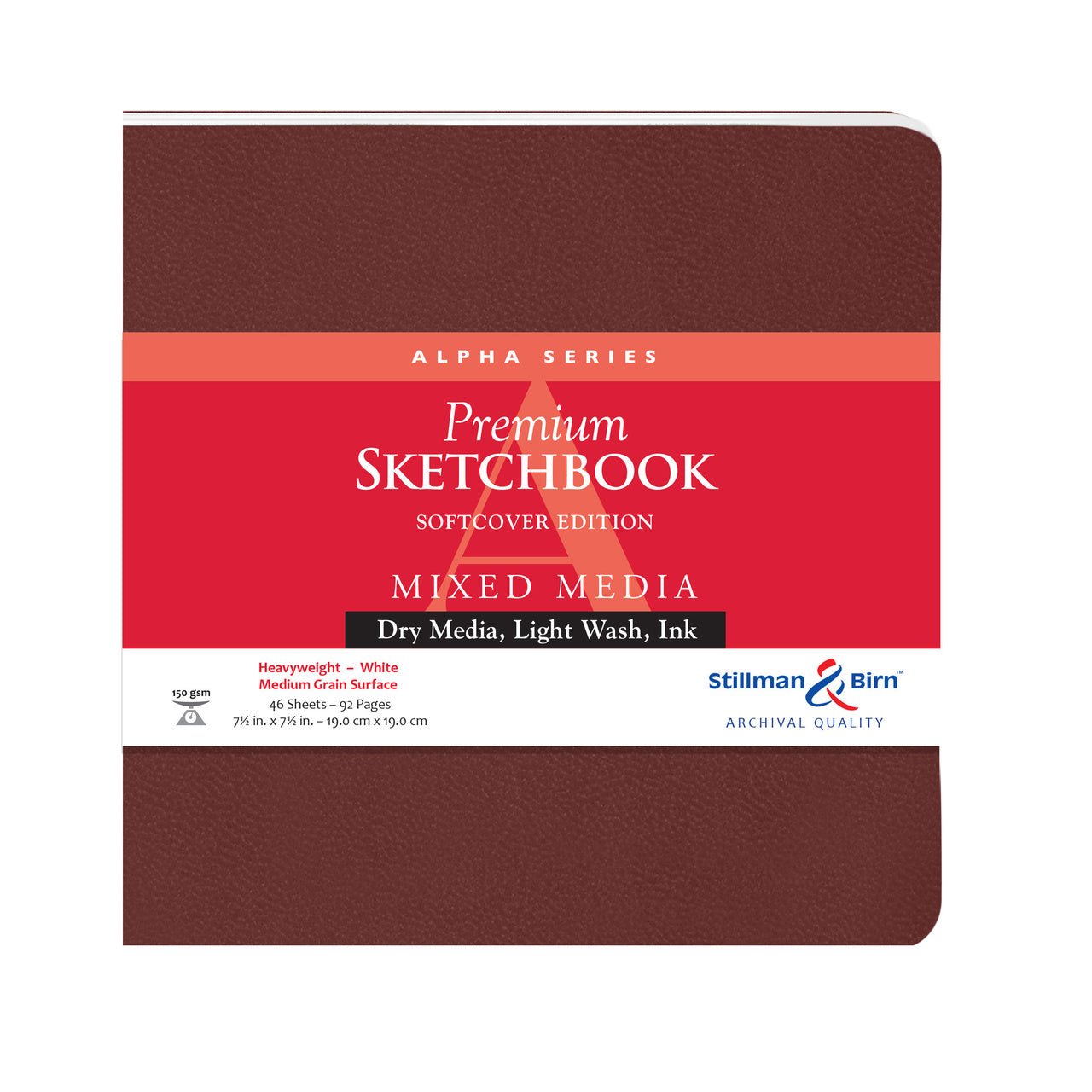 Stillman & Birn Alpha Softcover Sketchbook 7.5x7.5 inch - merriartist.com