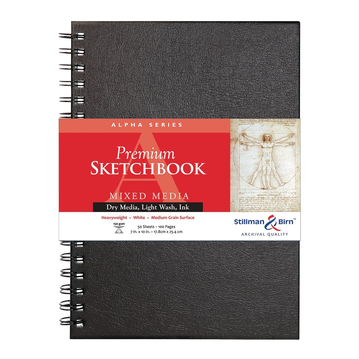 Stillman & Birn Alpha Wirebound Sketchbook 7x10 inch - merriartist.com