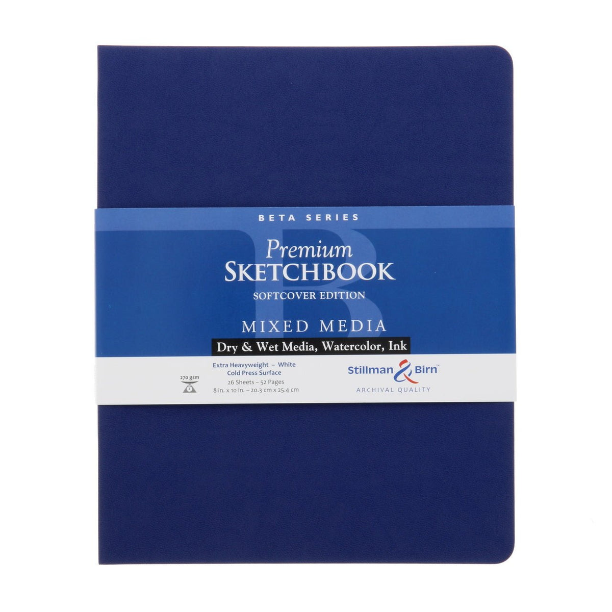 Stillman & Birn Beta Softcover Sketchbook 8x10 inch - merriartist.com