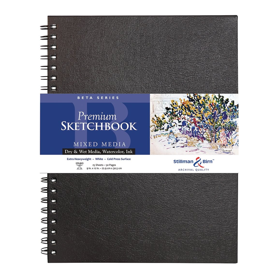 Stillman & Birn Beta Wirebound Sketchbook 9x12 inch - merriartist.com