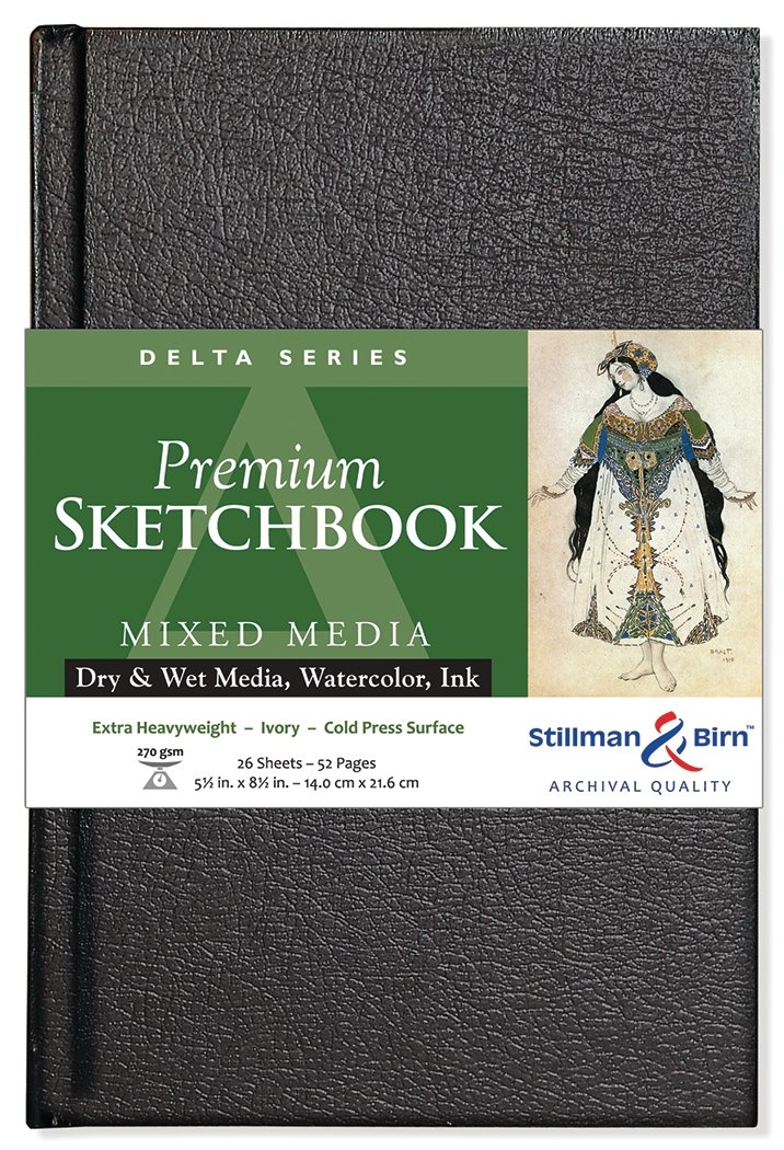 Stillman & Birn Delta Hardbound Sketchbook 5.5x8.5 inch - merriartist.com
