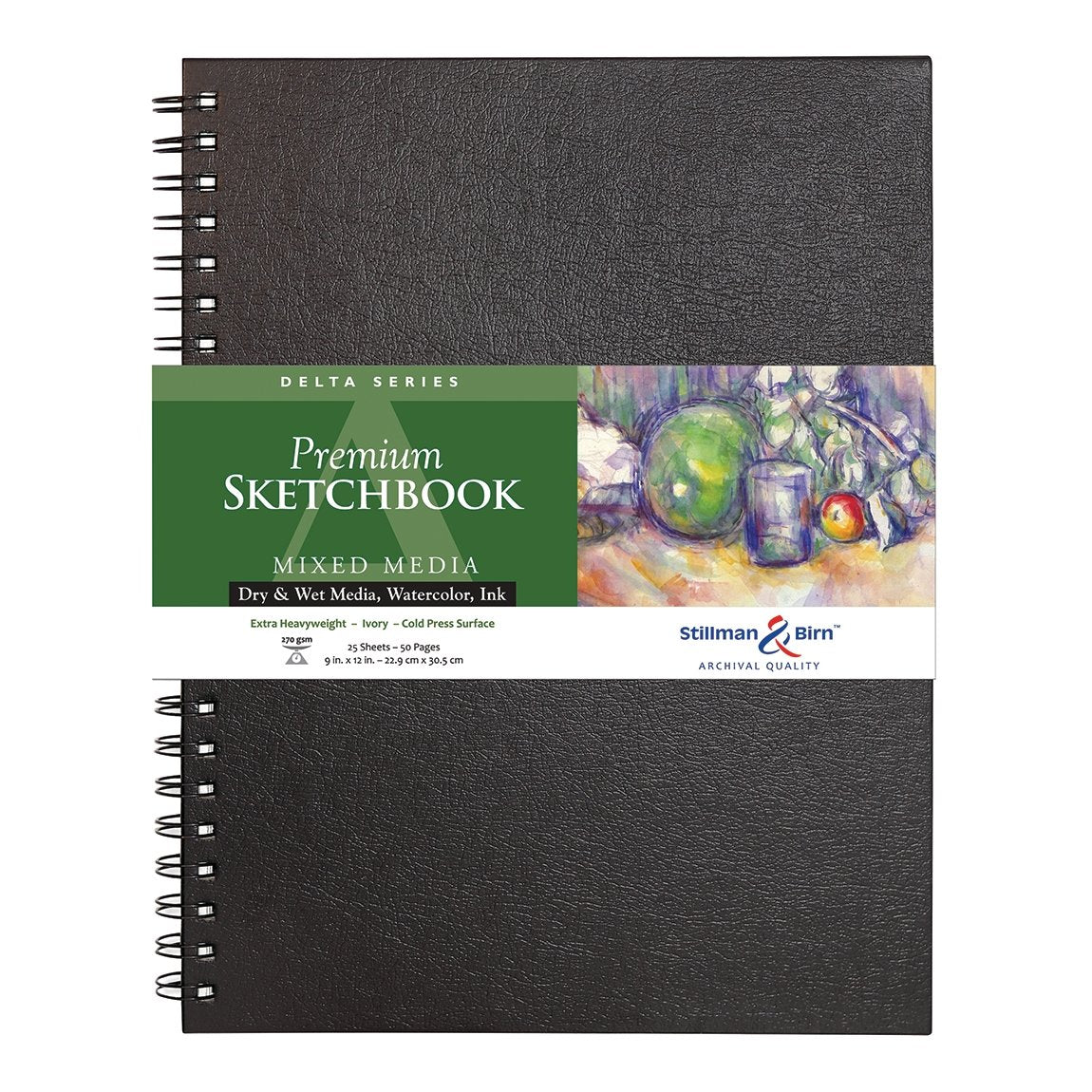 Stillman & Birn Delta Wirebound Sketchbook 9x12 inch - merriartist.com