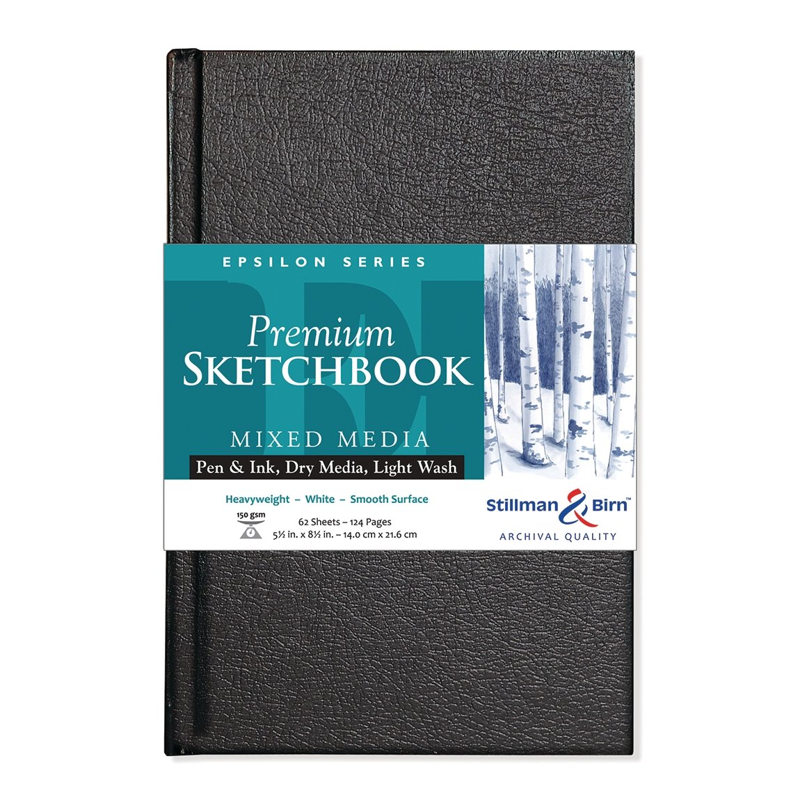 Stillman & Birn Epsilon Hardbound Sketchbook 5.5x8.5 inch - merriartist.com
