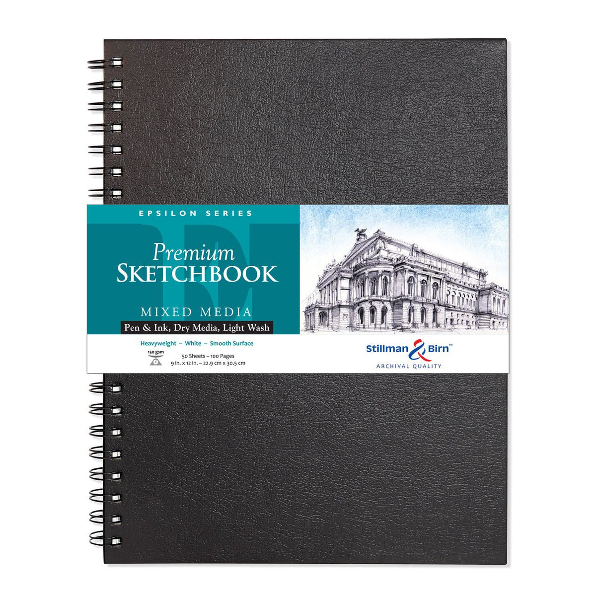 Stillman & Birn Epsilon Wirebound Sketchbook 9x12 inch - merriartist.com