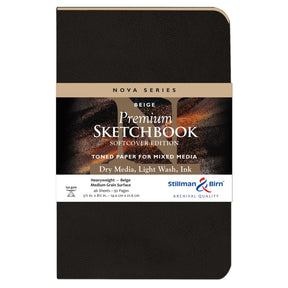 Stillman & Birn Nova Series Soft-Cover Sketch Book - Beige Paper 5.5x8.5 - merriartist.com
