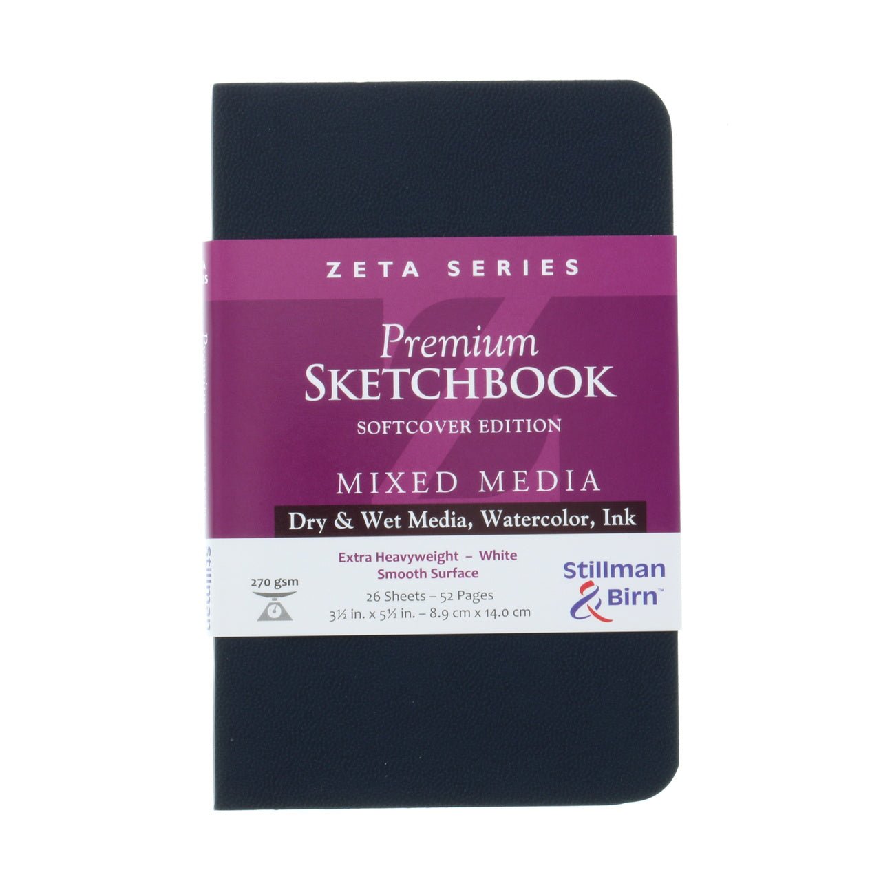 Stillman & Birn Zeta Softcover Sketchbook Portrait 3.5X5.5 - merriartist.com