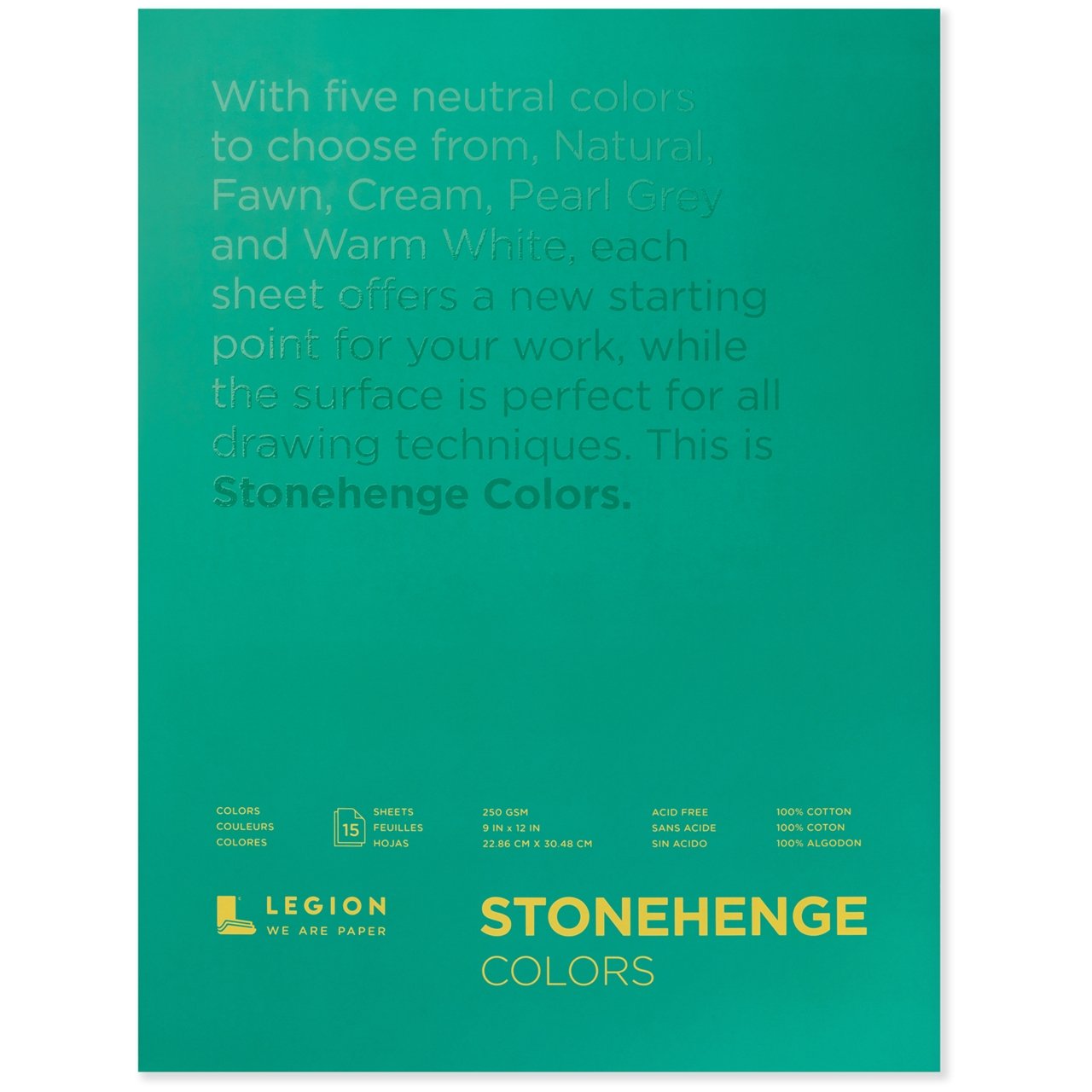 Stonehenge Multi-Color Drawing Pad 9x12 - merriartist.com