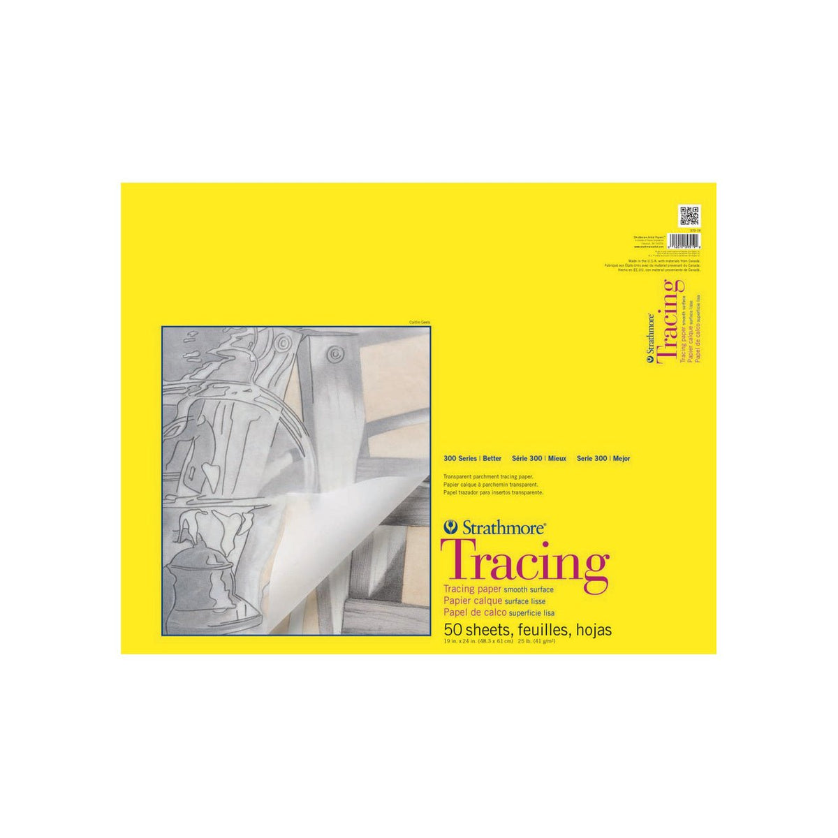 Strathmore 300 Series Tracing Paper 25 lb - 50 Sheets 19X24 - merriartist.com