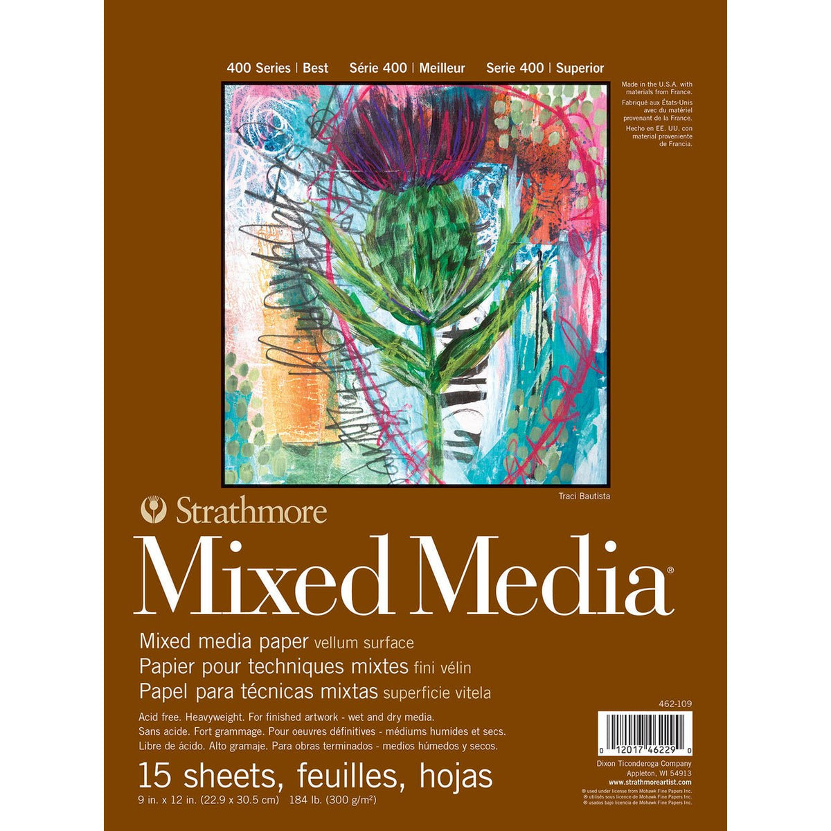 Strathmore 500 Series Visual Mixed Media Journal, 9x12 Vellum