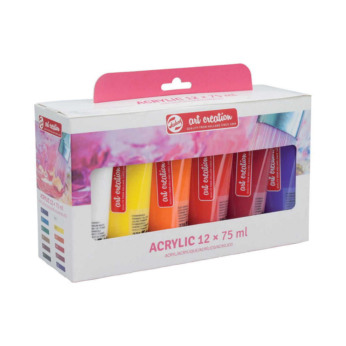 Talens Art Creation Acrylic Set of 12 Colors in 75ml Tubes - merriartist.com