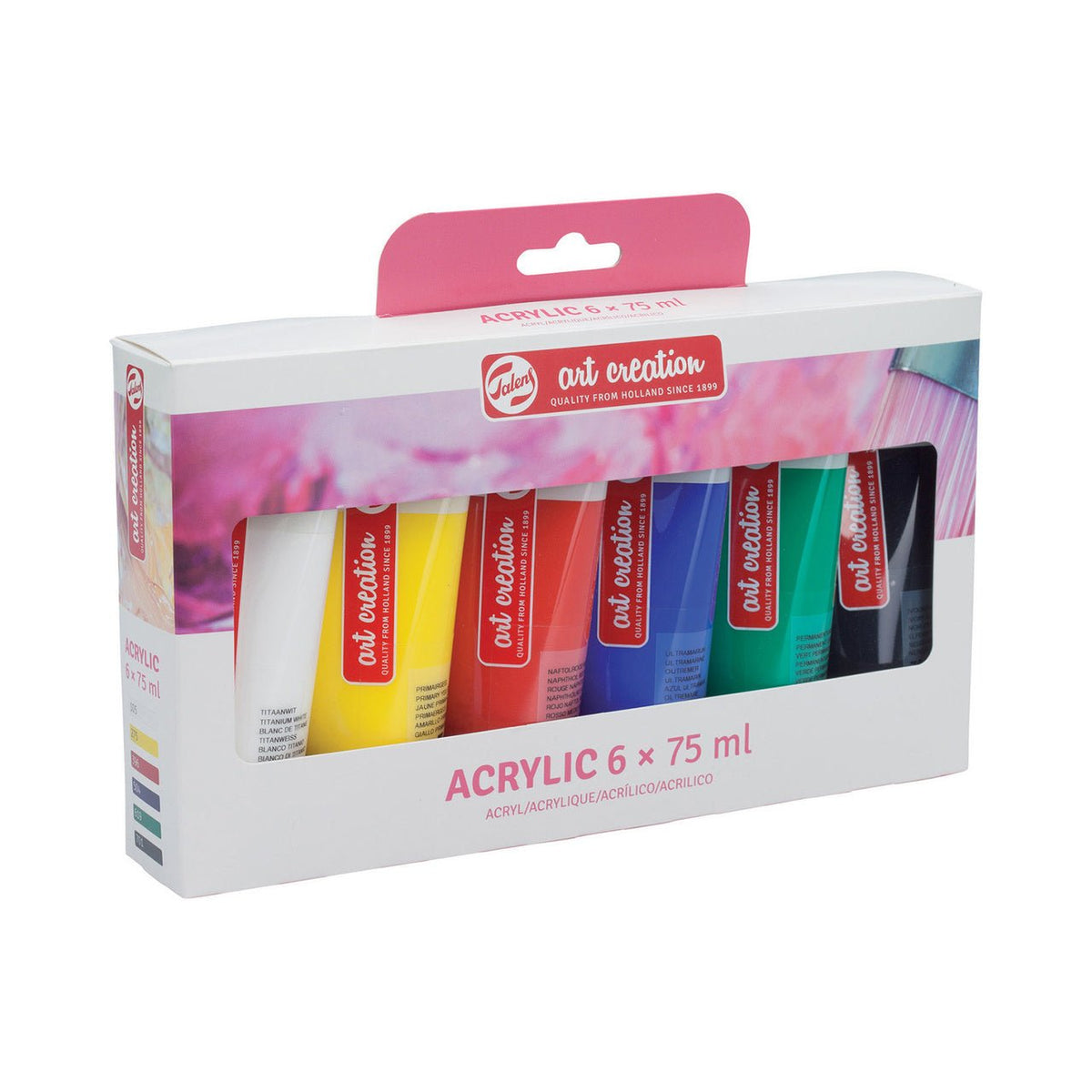 Talens Art Creation Acrylic Set of 6 Colors in 75ml Tubes - merriartist.com