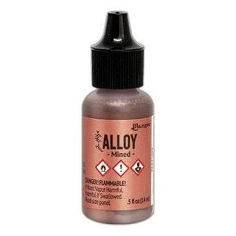 Tim Holtz Alcohol Ink .5oz - Alloy Mined - merriartist.com