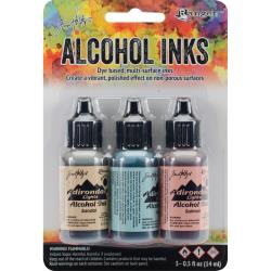 Tim Holtz Alcohol Ink Set of 3 - Lakeshore Set - merriartist.com