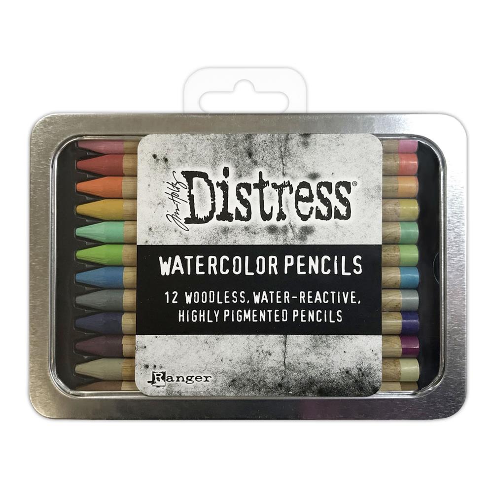 Tim Holtz Distress - 12 Woodless Watercolor Pencils - Set 2 - merriartist.com