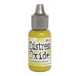 Tim Holtz Distress Oxides Reinker 0.5 fl. oz. - Crushed Olive - merriartist.com