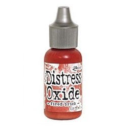 Tim Holtz Distress Oxides Reinker 0.5 fl. oz. - Fired Brick - merriartist.com