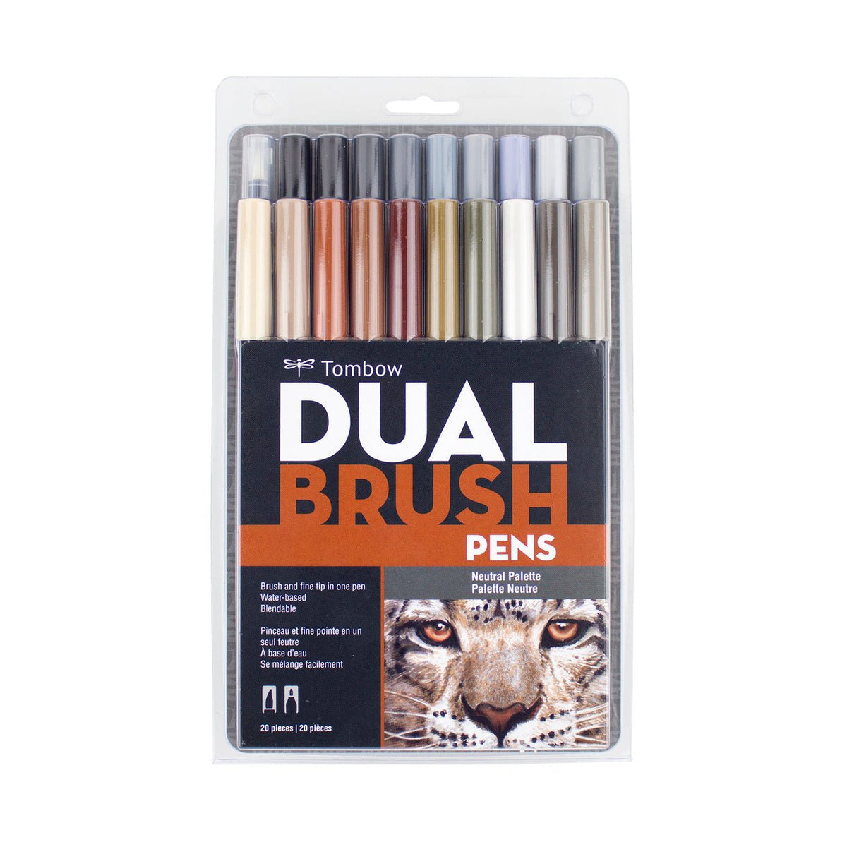 Tombow Dual Brush Marker Set of 20 - Natural Palette - merriartist.com