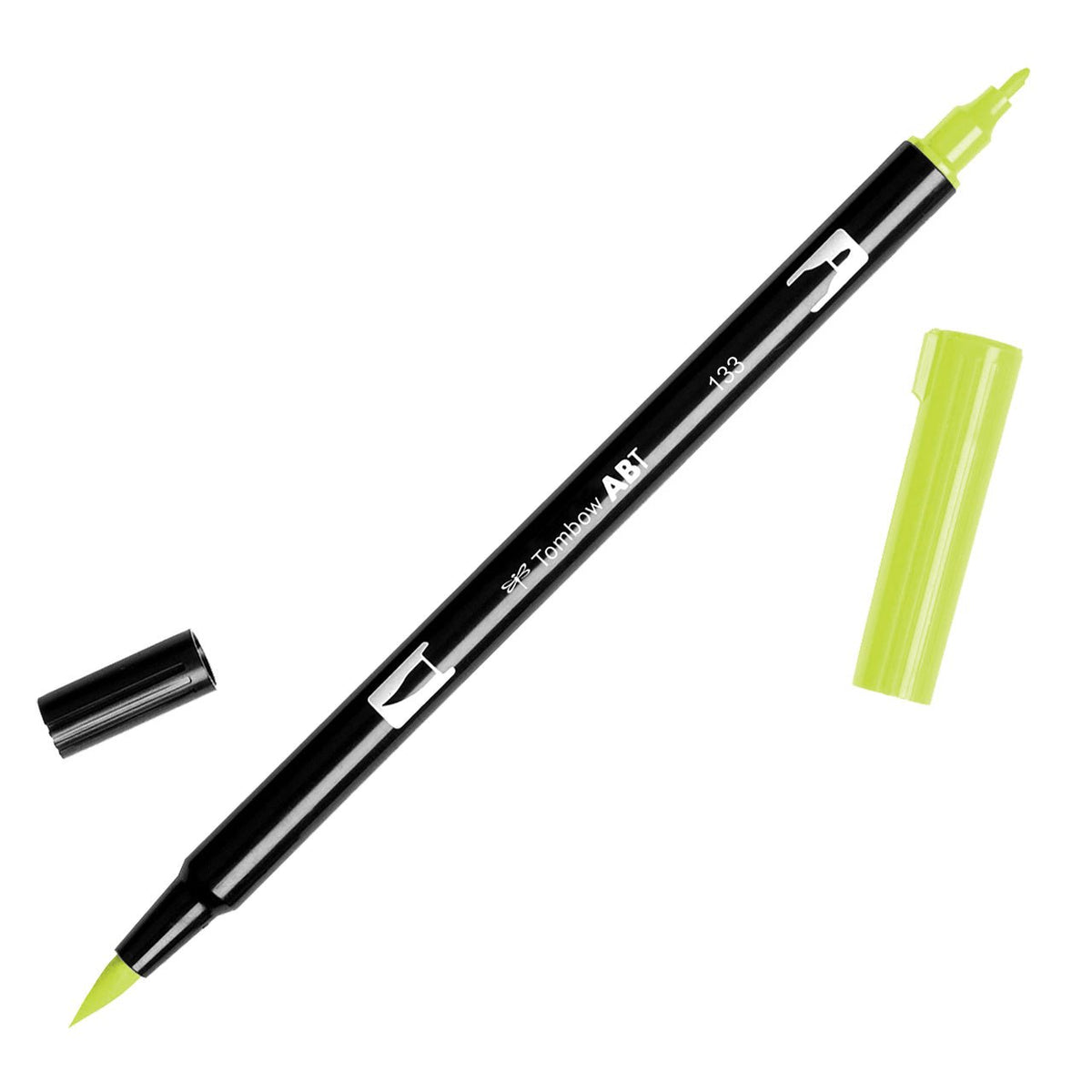 Tombow Dual Brush Pen 133 Chartreuse - merriartist.com