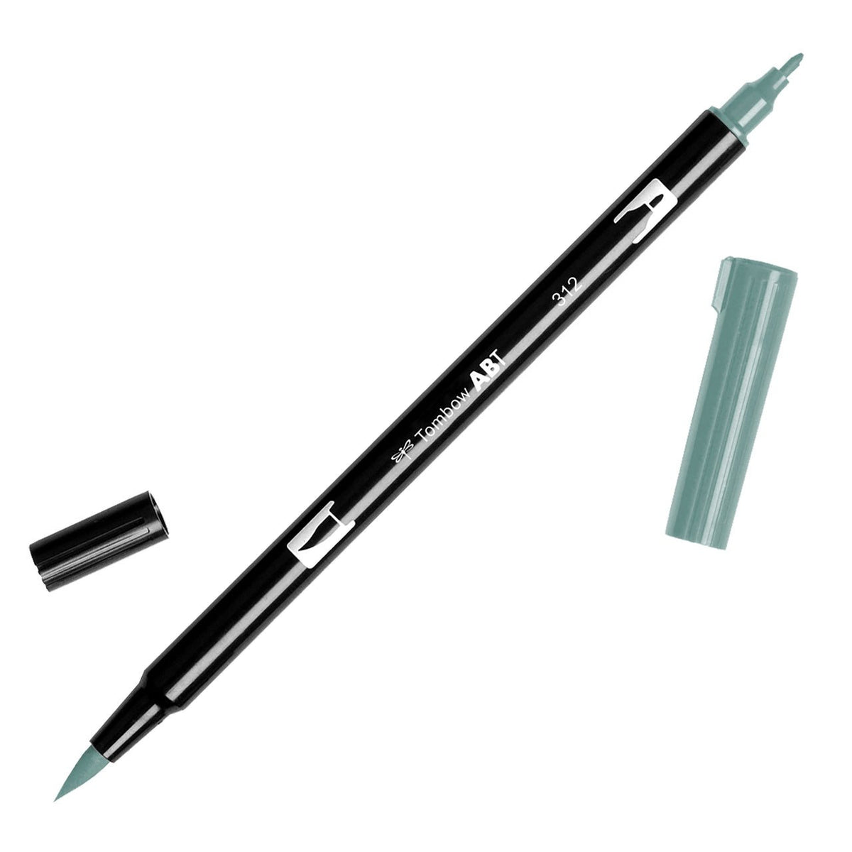 Tombow Dual Brush Pen 312 Holly Green - merriartist.com