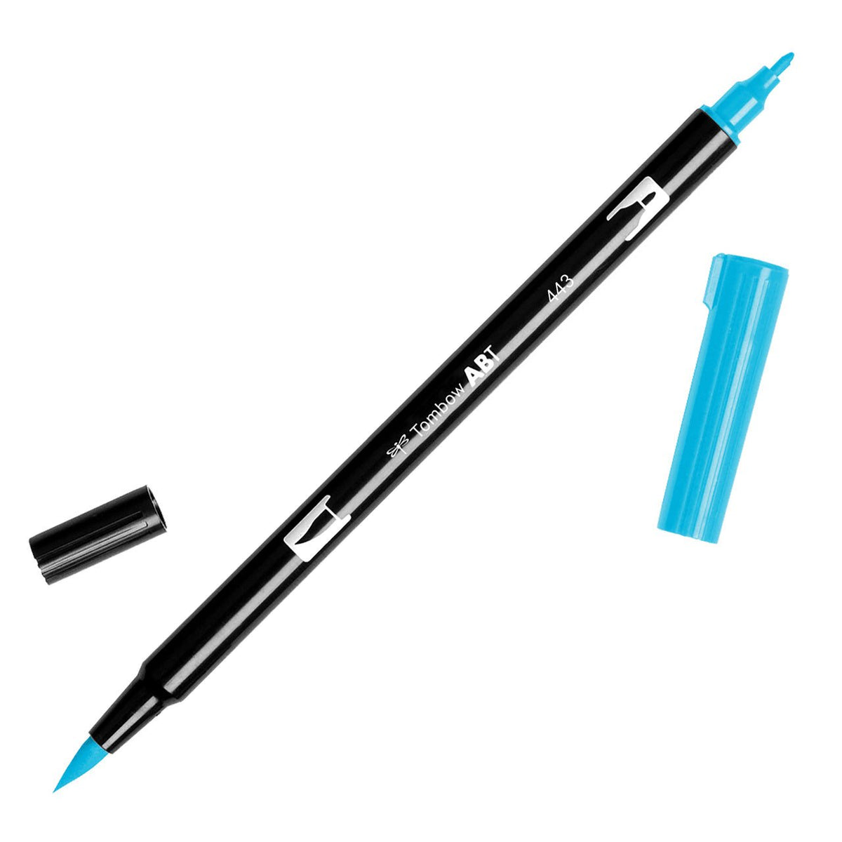 Tombow Dual Brush Pen 443 Turquoise - merriartist.com