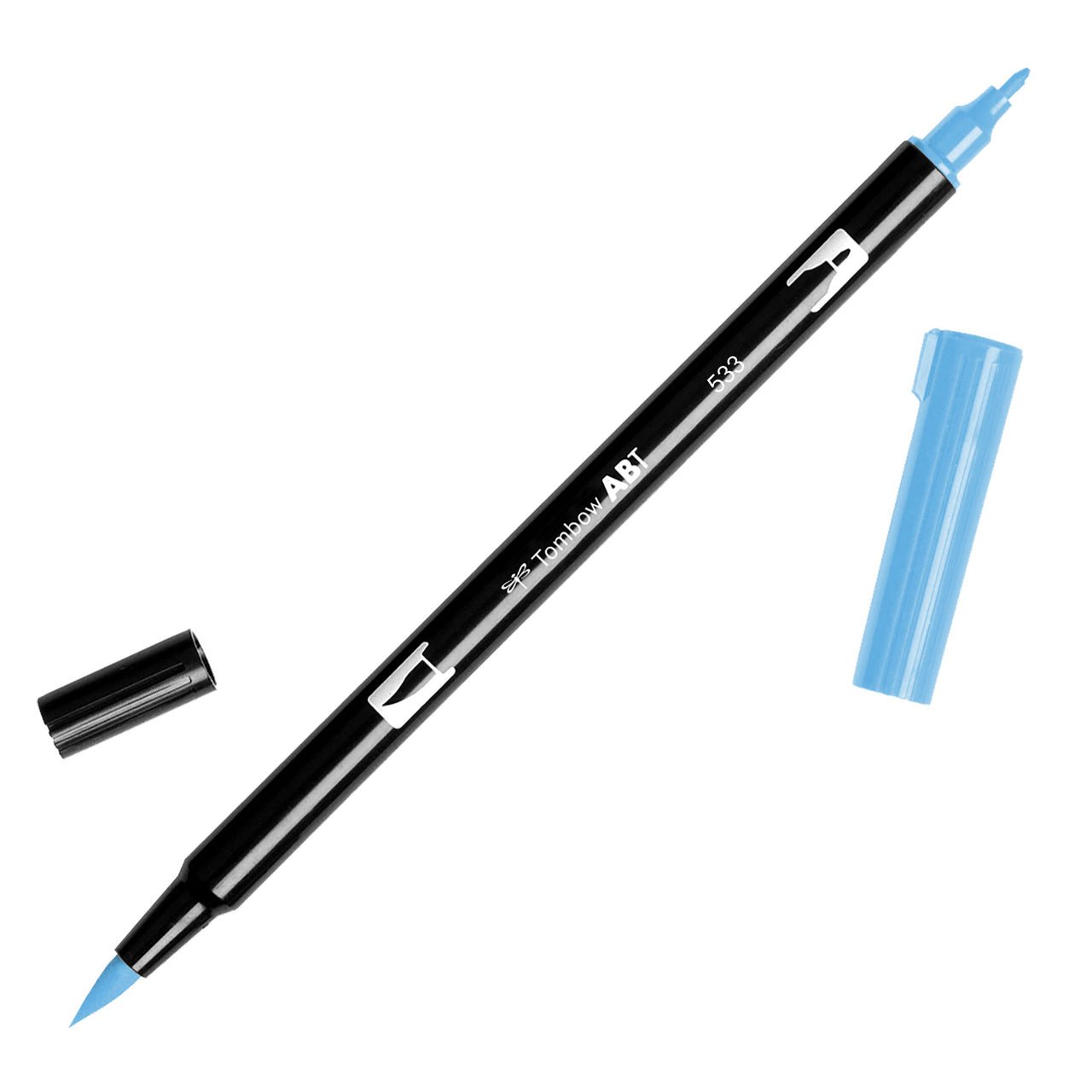 Tombow Dual Brush Pen 533 Peacock Blue - merriartist.com