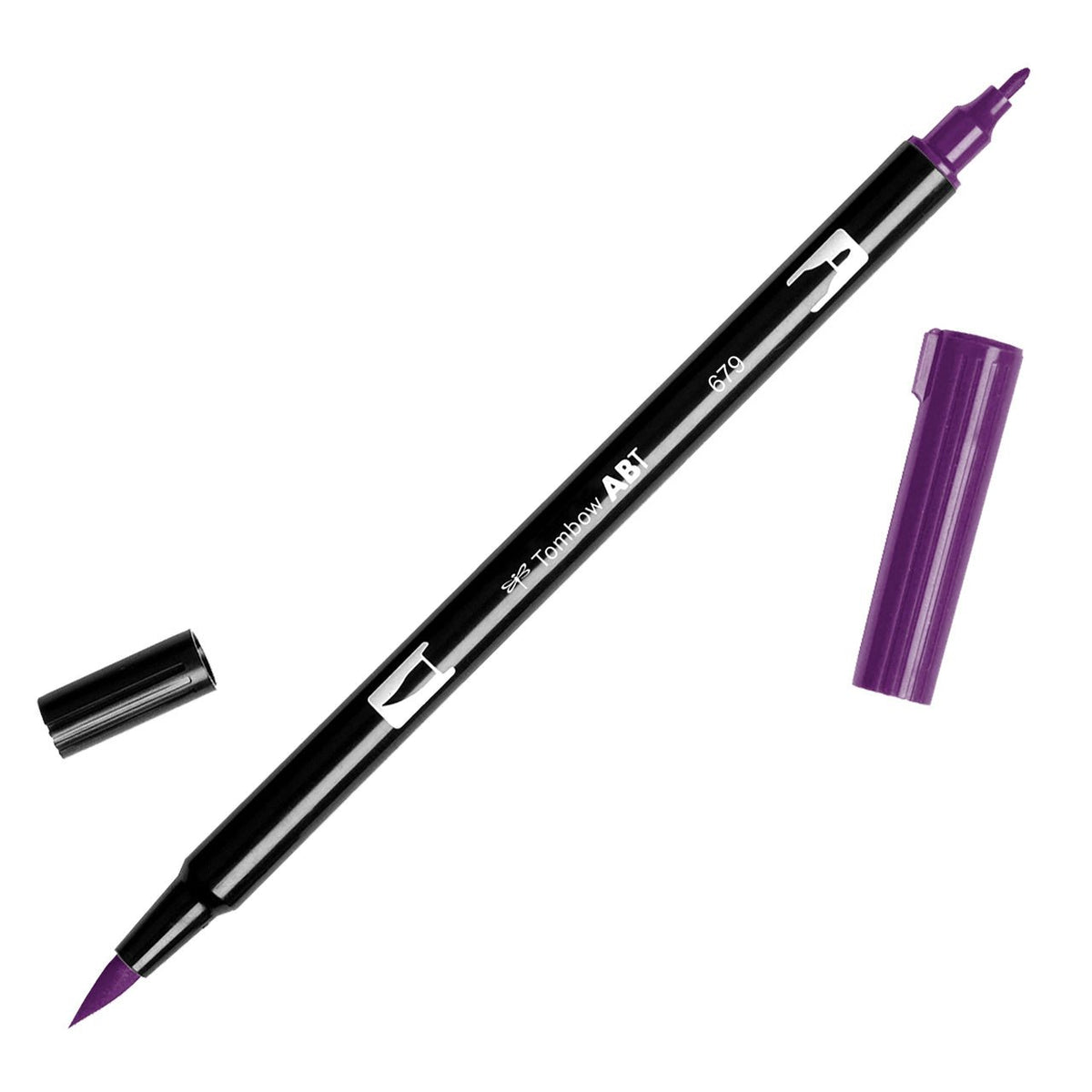 Tombow Dual Brush Pen 679 Dark Plum - merriartist.com