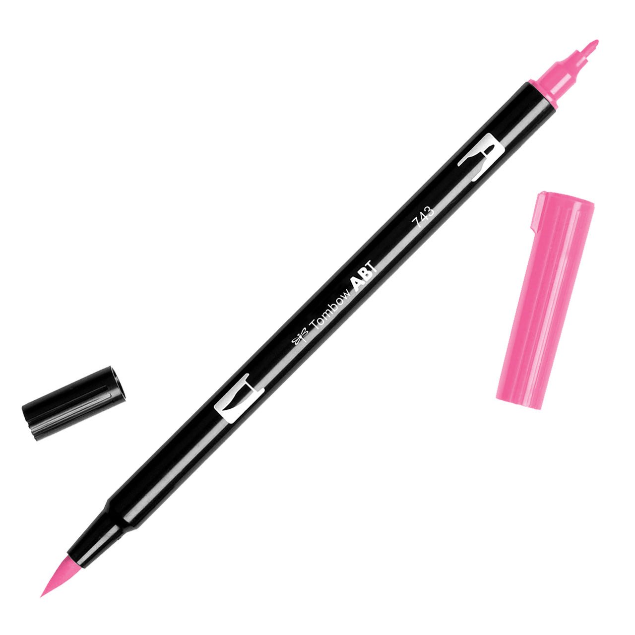 Tombow Dual Brush Pen 743 Hot Pink - merriartist.com