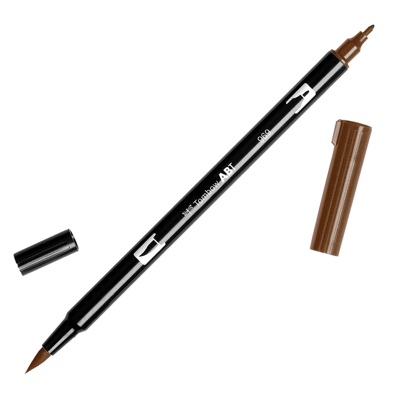 Tombow Dual Brush Pen 969 Chocolate - merriartist.com