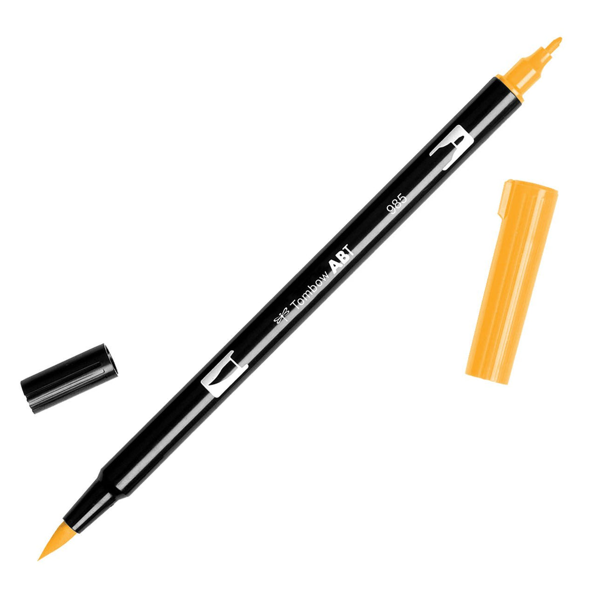 Tombow Dual Brush Pen 985 Chrome Yellow - merriartist.com