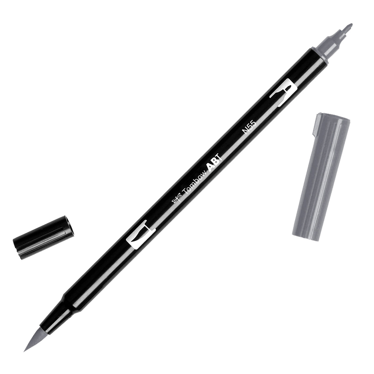 Tombow Dual Brush Pen N55 Cool Gray 7 - merriartist.com