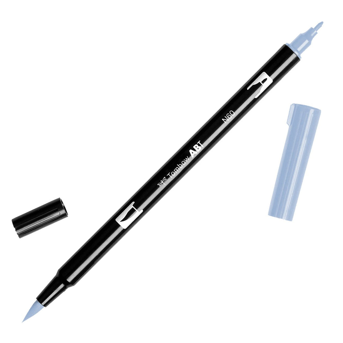 Tombow Dual Brush Pen N60 Cool Gray 6 - merriartist.com