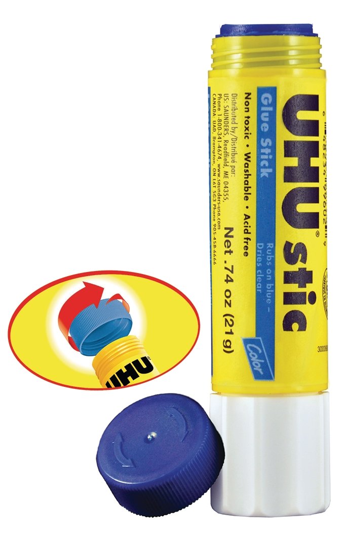 UHU Stic Magic Blue Glue Stick - large .74 oz. - merriartist.com
