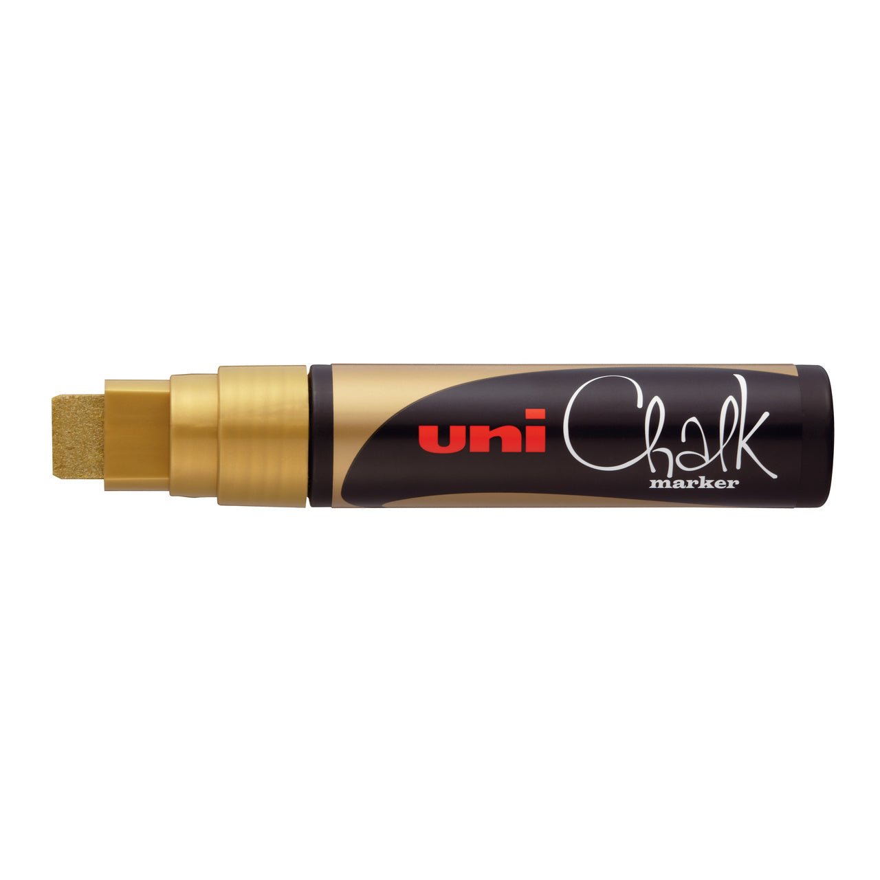 UNI Chalk Marker PWE-17K Extra-Broad - Gold - merriartist.com