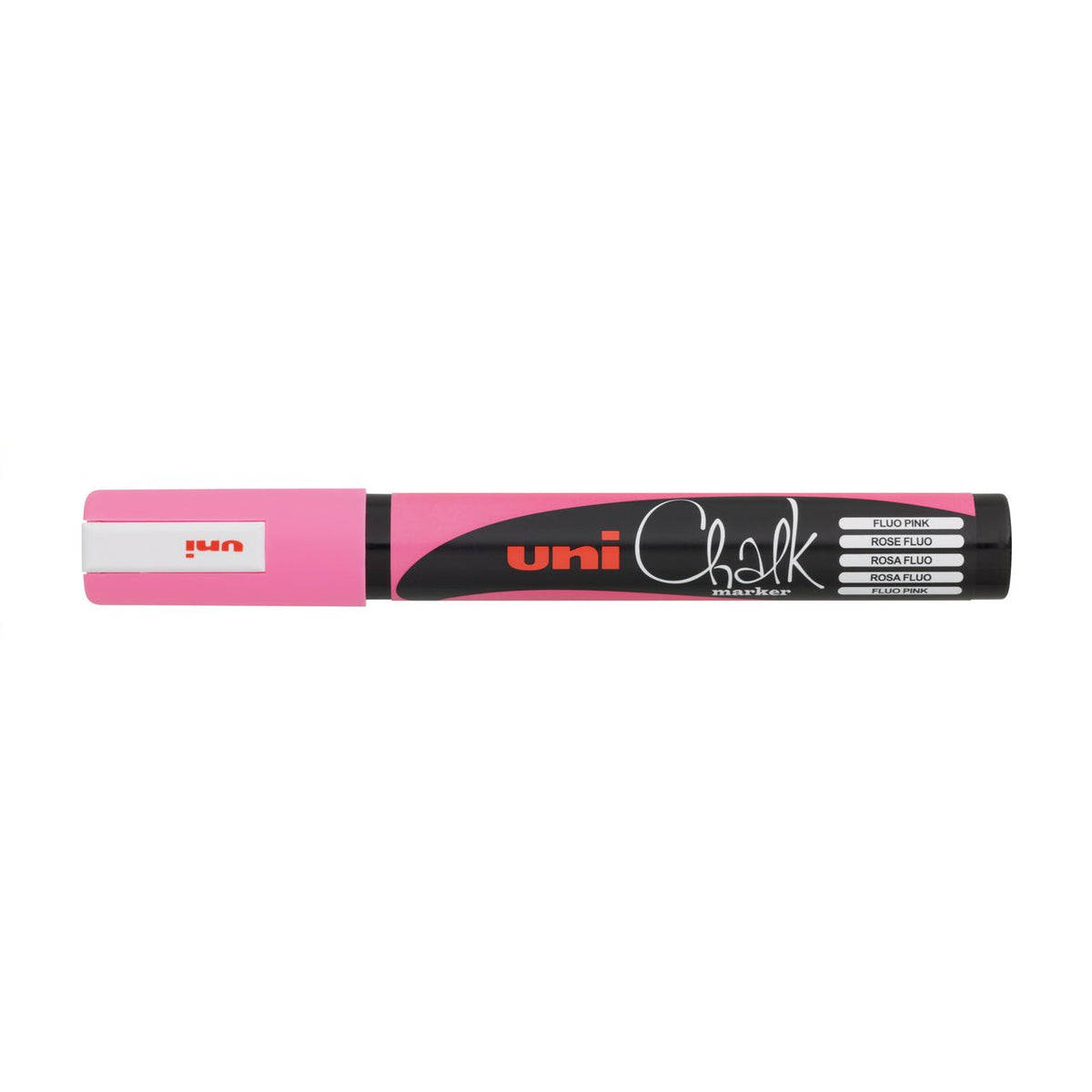 UNI Chalk Marker PWE-5M Medium - Fluorescent Pink - merriartist.com