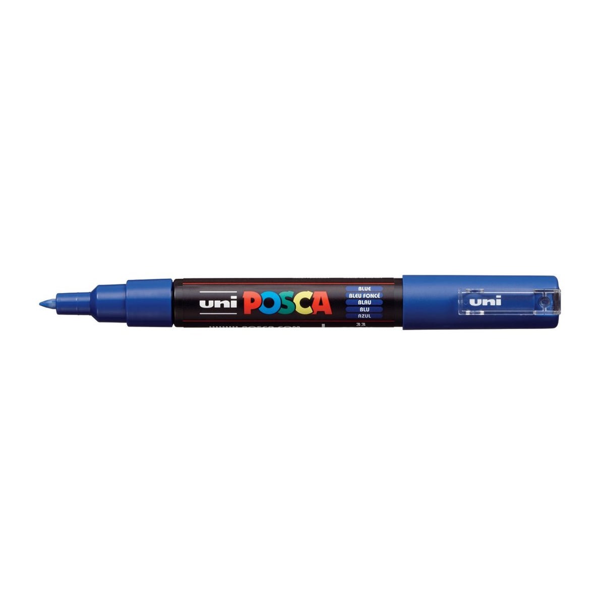 uni POSCA Paint Marker PC-1M Extra Fine Tapered Bullet Tip - Blue - merriartist.com