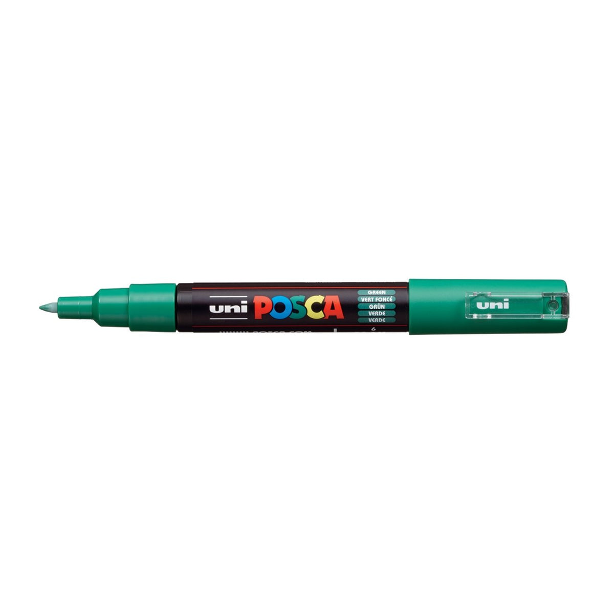 uni POSCA Paint Marker PC-1M Extra Fine Tapered Bullet Tip - Green - merriartist.com