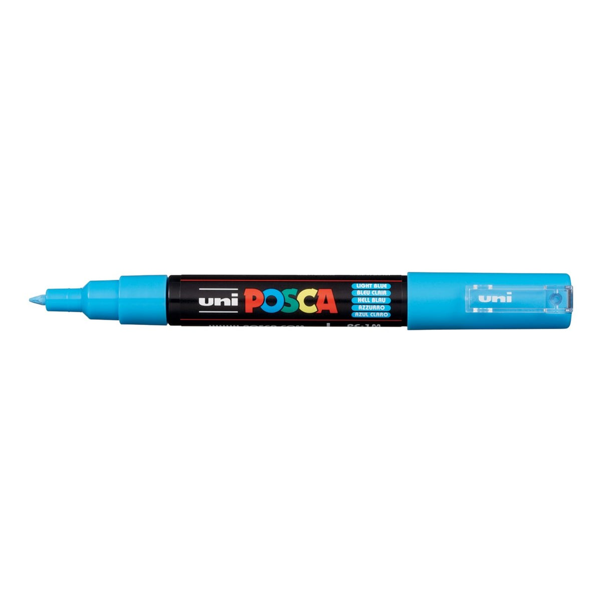 uni POSCA Paint Marker PC-1M Extra Fine Tapered Bullet Tip - Light Blue - merriartist.com