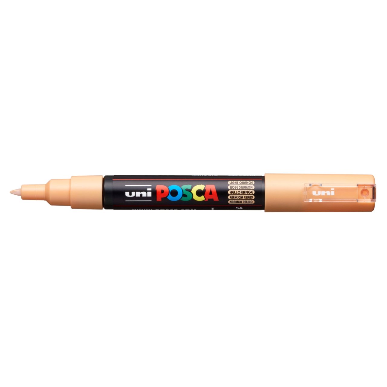uni POSCA Paint Marker PC-1M Extra Fine Tapered Bullet Tip - Light Orange - merriartist.com