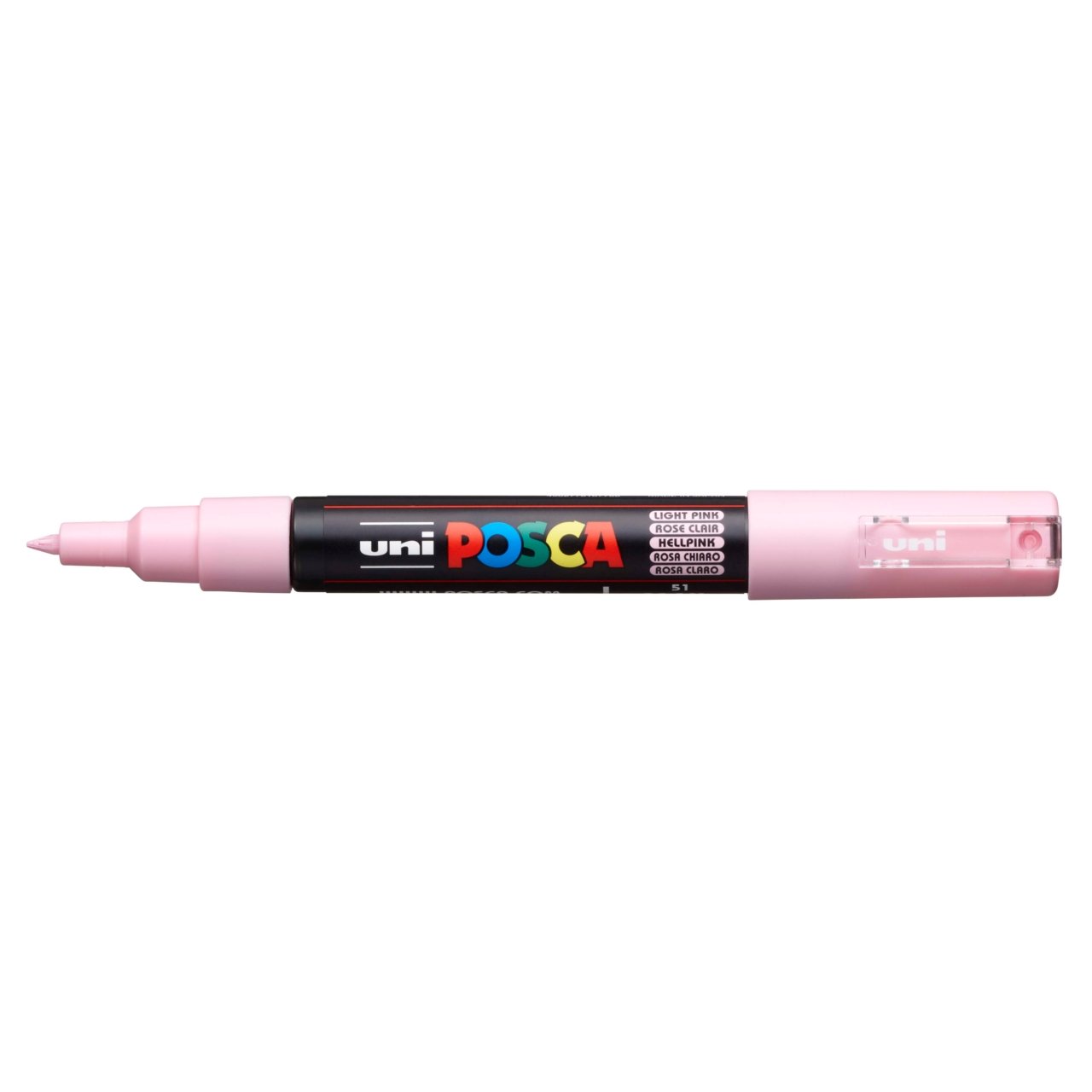 uni POSCA Paint Marker PC-1M Extra Fine Tapered Bullet Tip - Light Pink - merriartist.com