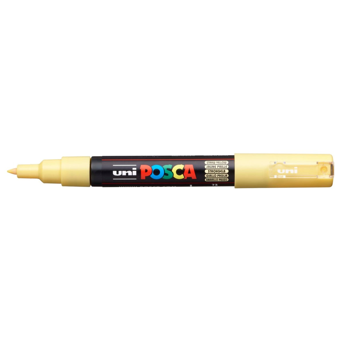 uni POSCA Paint Marker PC-1M Extra Fine Tapered Bullet Tip - Straw Yellow - merriartist.com