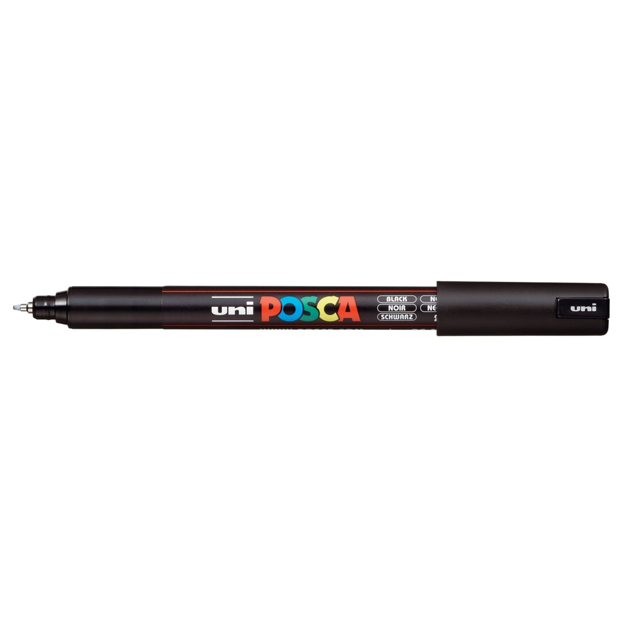 uni POSCA Paint Marker PC-1MR Ultra Fine Tip - Black - merriartist.com