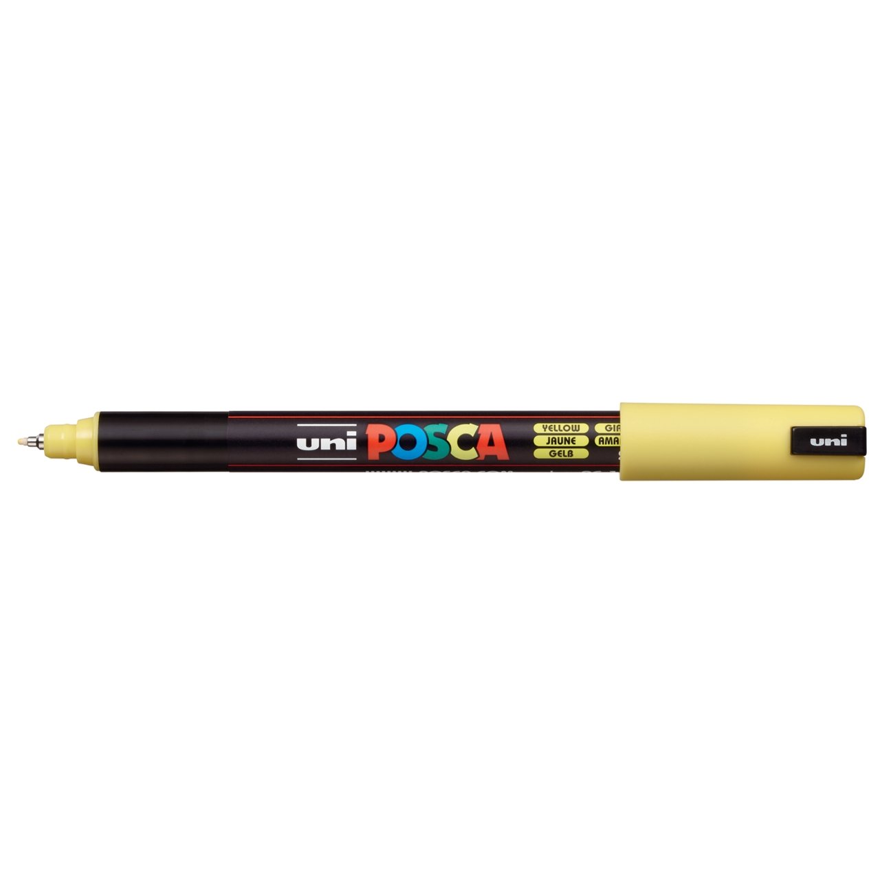 uni POSCA Paint Marker PC-1MR Ultra Fine Tip - Yellow - merriartist.com