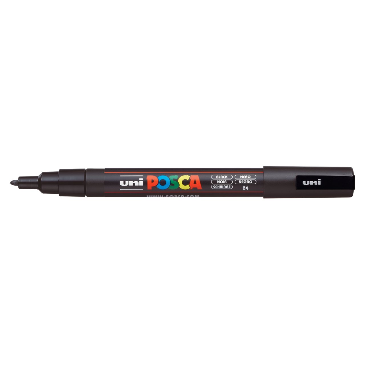 uni POSCA Paint Marker PC-3M Fine Bullet Tip - Black - merriartist.com