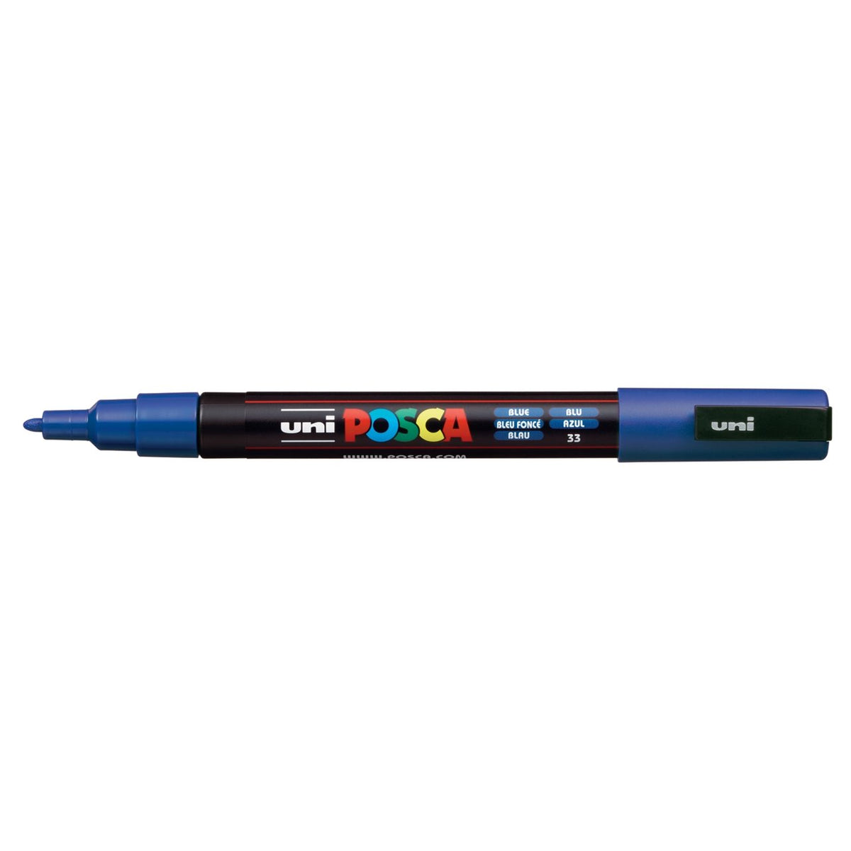 uni POSCA Paint Marker PC-3M Fine Bullet Tip - Blue - merriartist.com